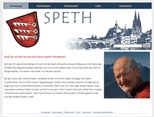 Tablet Screenshot of familie-speth.de